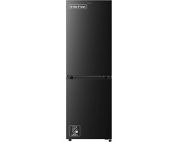 Inventum KV1841B koel-vriescombinatie met No Frost - 185 cm hoog - 315 L - Zeer stil: 35 dB - Zwart