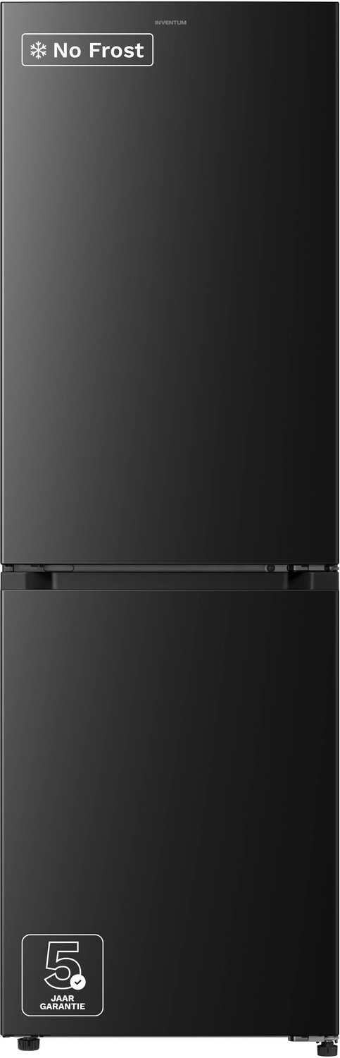 Inventum KV1841B koel-vriescombinatie met No Frost - 185 cm hoog - 315 L - Zeer stil: 35 dB - Zwart