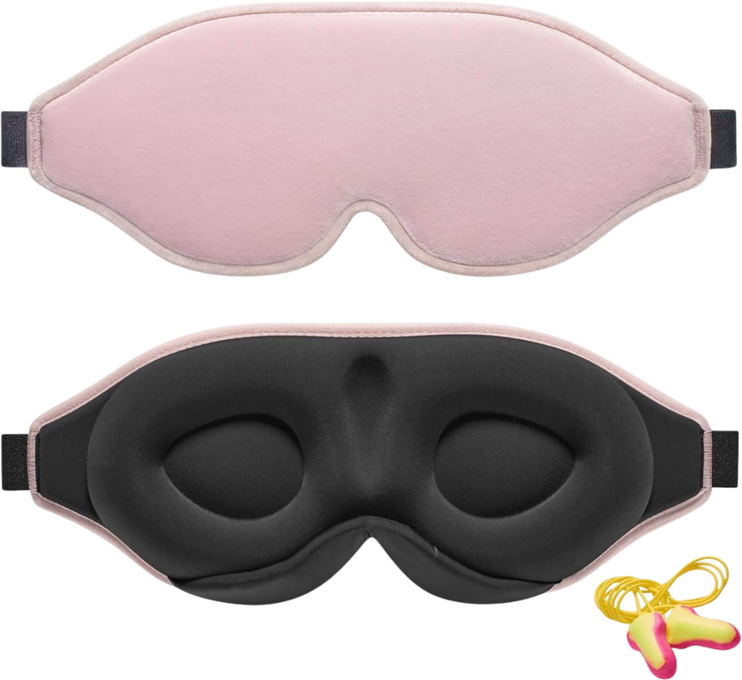 Verte - Slaapmasker - Innovatief - Voor Mannen En Vrouwen - Roze - 100% Lichtwerend Ontwerp - Oogmasker Om Mee Te Slapen - Een Dutje Te Doen - Te Mediteren En Op Reis