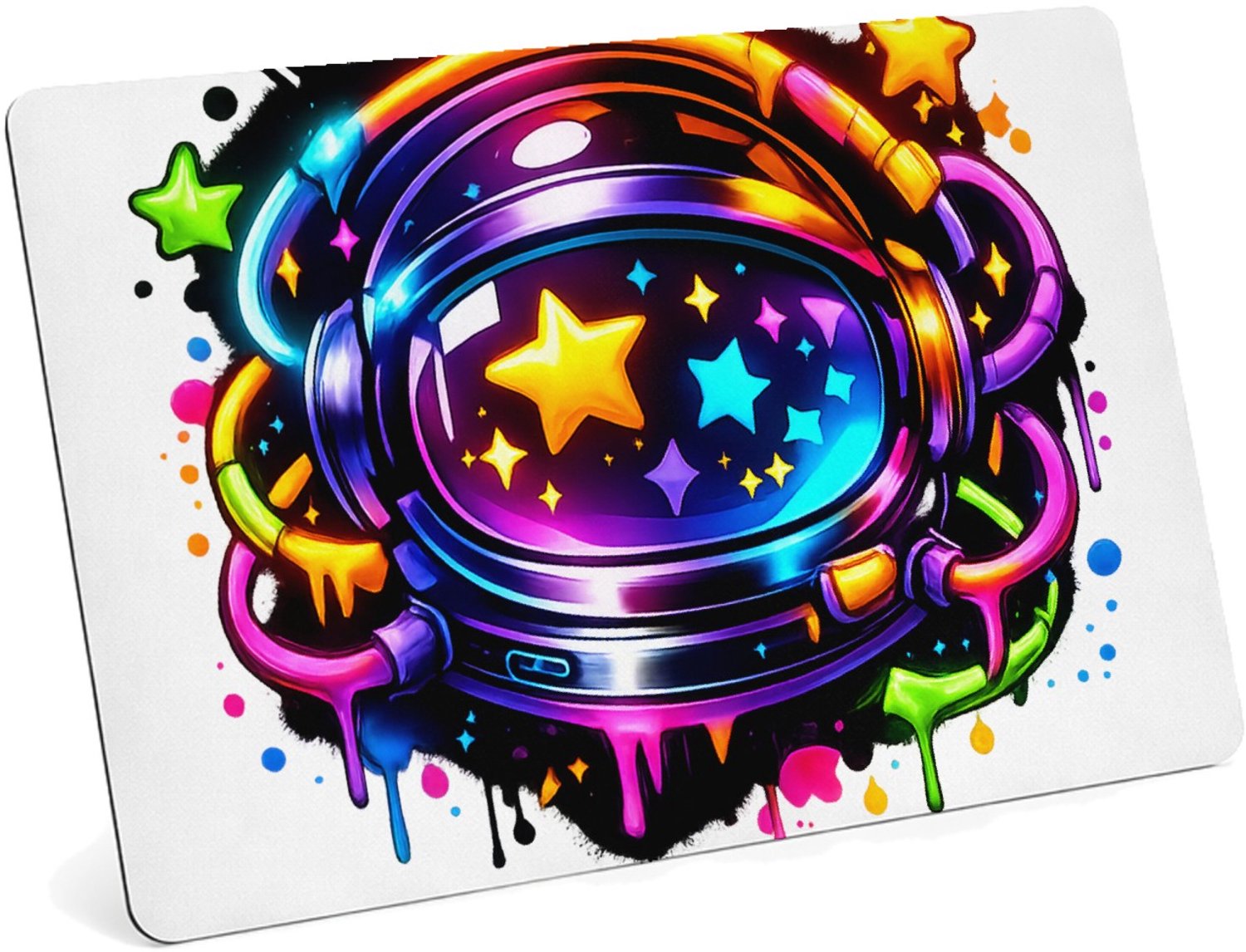 Mr Cadeautjes MDF magnetische fotolijst 28 x 19 - design Glow-tech drinkdesign voor jongeren | cadeau Wit