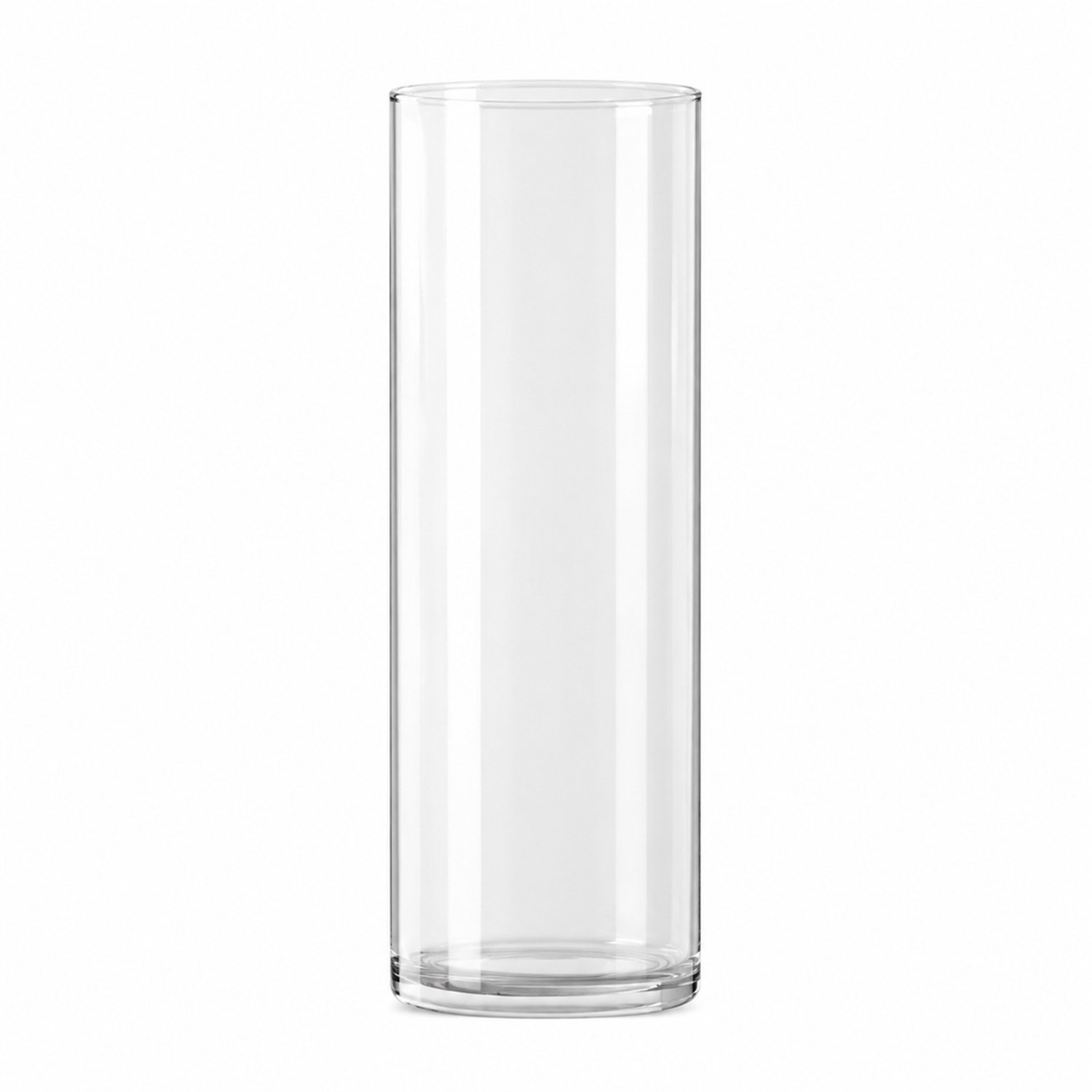 SWGOTA Transparante kunststof vaas - diameter 7,5 cm, hoogte 10 cm - rechte cilindervorm voor bloemschikken