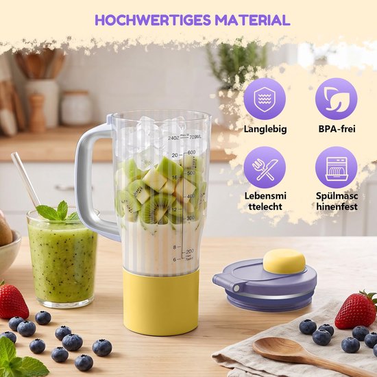 Mengbeker - 710 ml - BPA-vrij - Vaatwasmachinebestendig — afbeelding 4