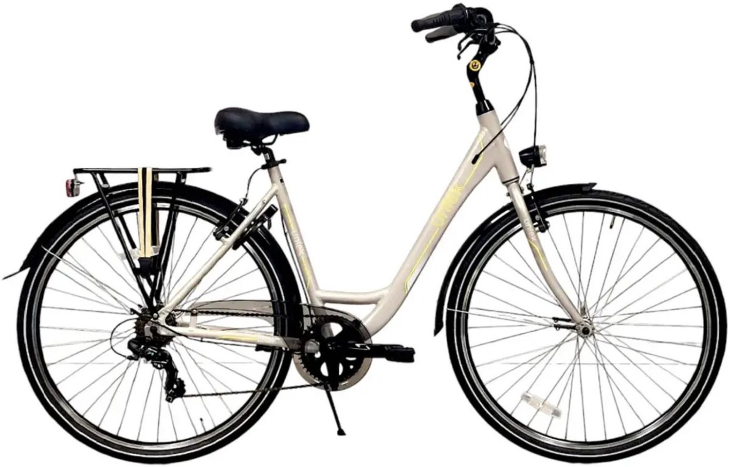 Uniek Stadsfiets Clarksville Damesfiets 46cm 7V Groen