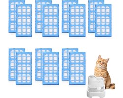12 stuks filters voor drinkfonteinen voor katten – voor Cat Mate/ Dog Mate en Closer Pets drinkfonteinen – actieve-koolfilters voor kattenwaterfonteinen