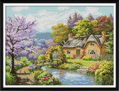 Artstudioclub®  borduurpakketten volwassenen 46×35cm  rivier