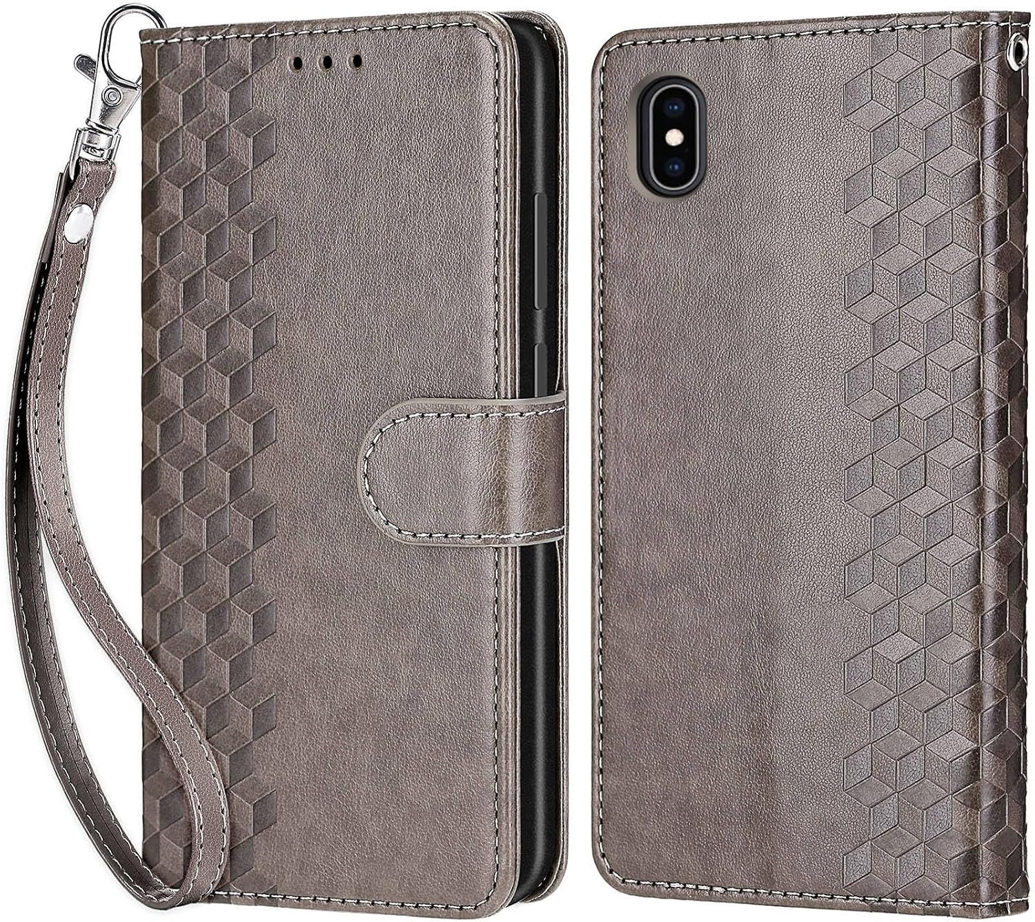Telefoonhoesje voor iPhone X/XS, grijs
