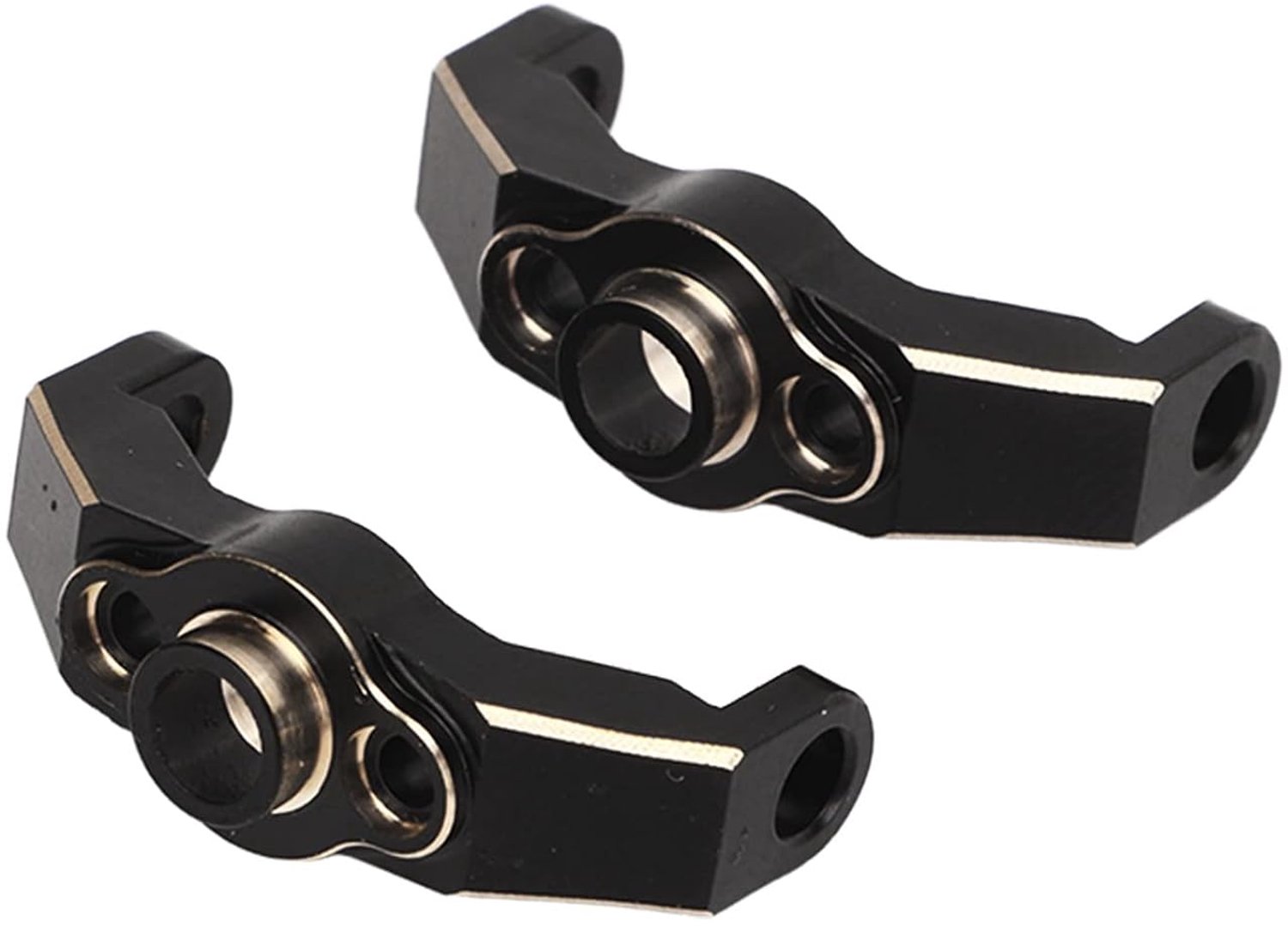 2 stks Messing C Hub Carrier Professionele RC Messing Caster Mounts met Lagers voor Traxxas 1/18 RC Auto