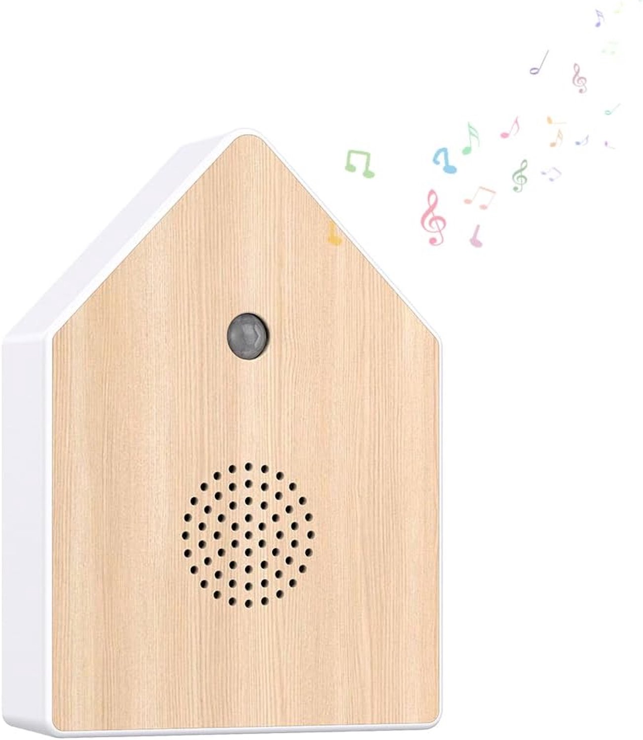 Box, Vogelgezwitscher Box Bewegingsmelder met wandmontage, natuurgeluiden box vogelgezang, voor gasten WC Bad Spa en ontspanning, B