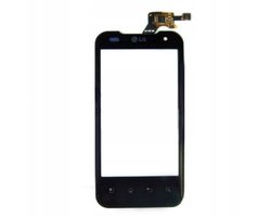 Digitizer Touchscreen Glas voor LG Optimus 2X P990 P993 Zwart