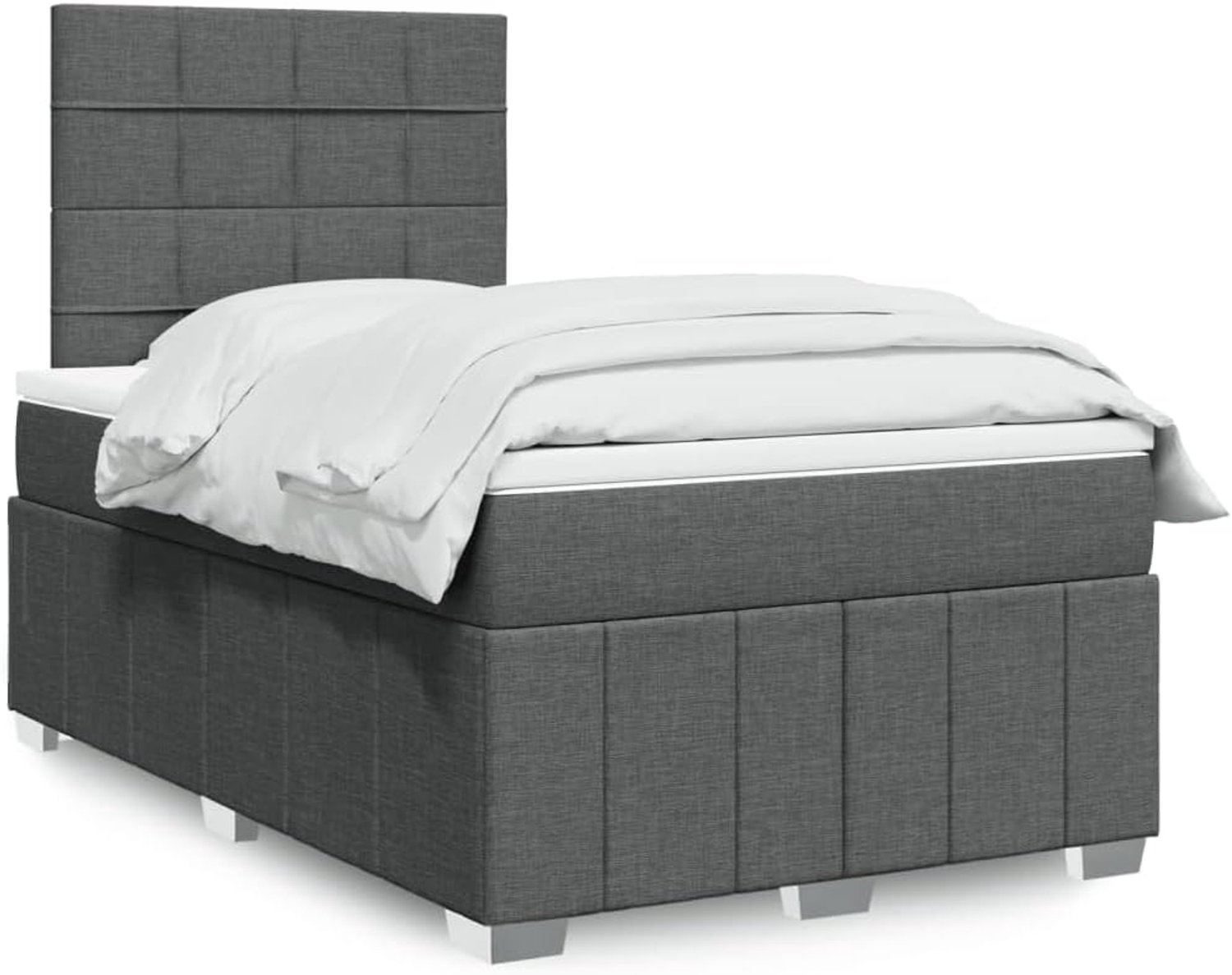 Pocketveringmatras Donkergrijs 120x200cm