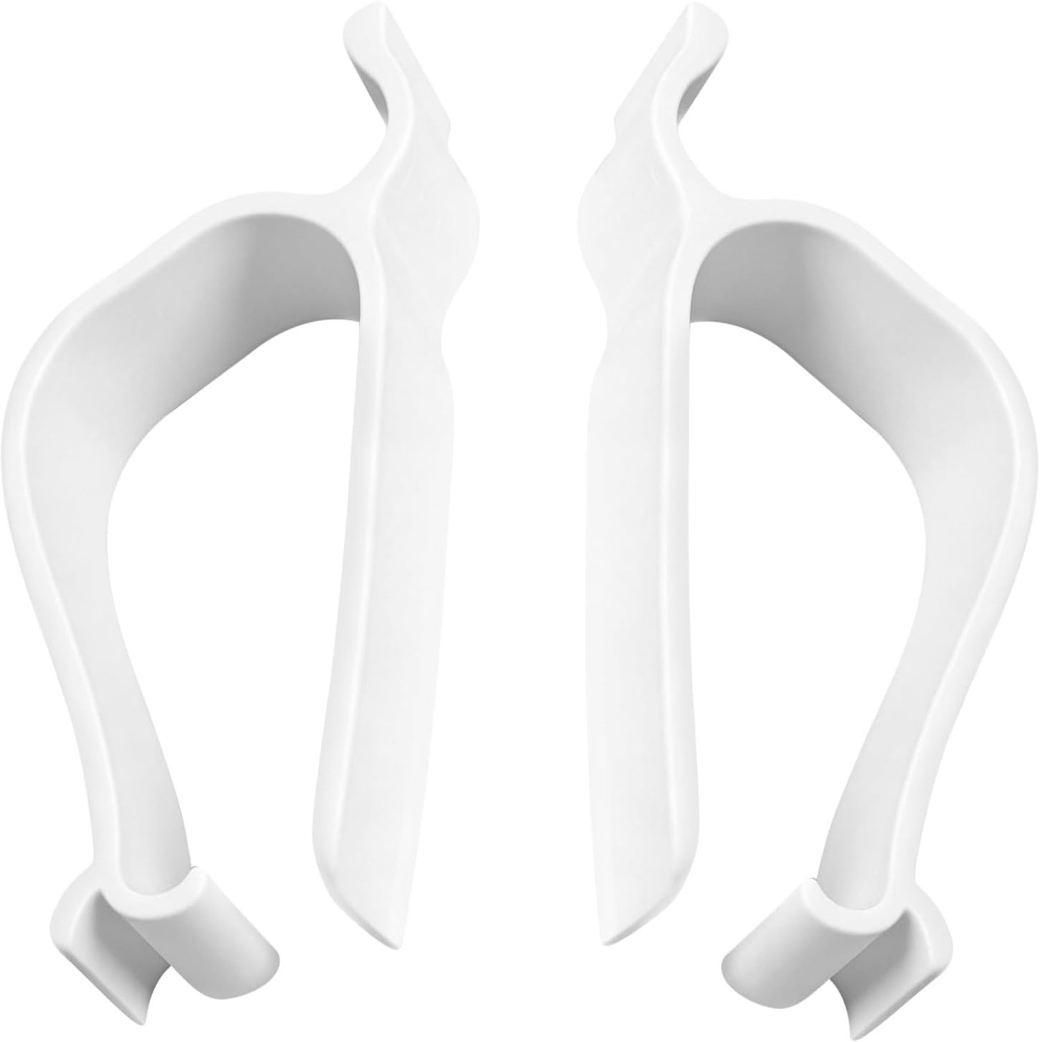 2 Stuks Wiebelende WC-bril Clips Stabilisatoren Wit