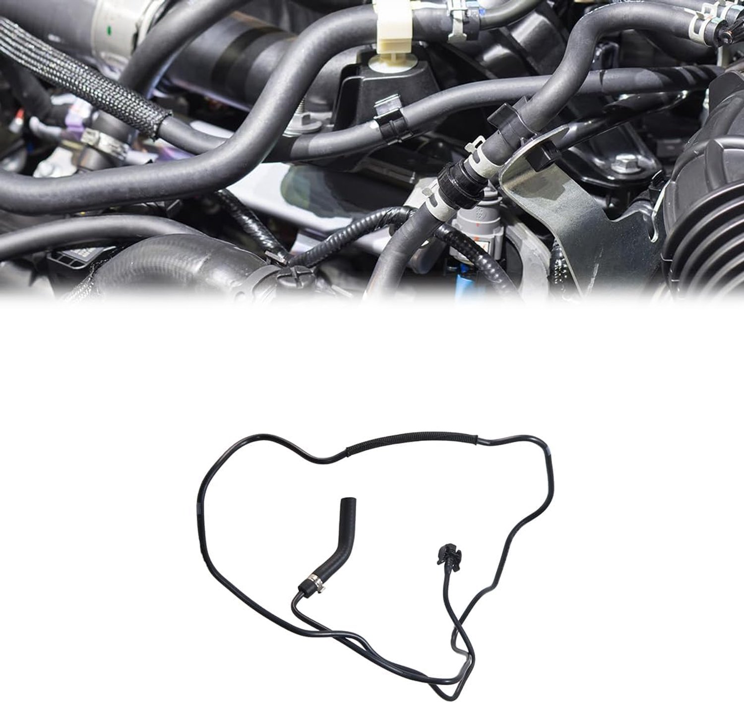 Uitbreiding Tank Radiator Retourslang Compatibel met 1.5L EcoBoost C-Max MK3 2015-2019, F1F18K012DF
