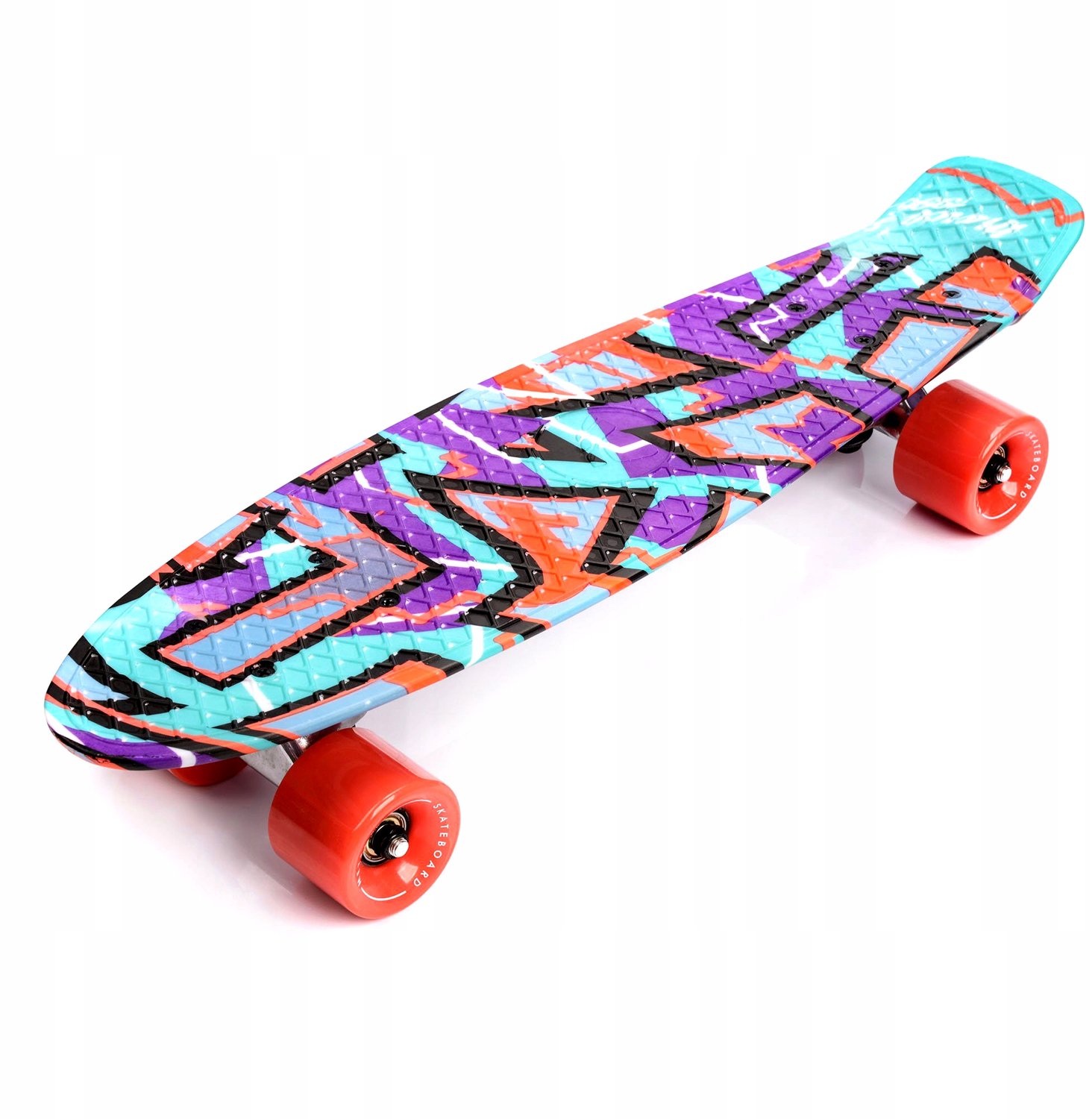 Meteor Graffiti Pennyboard Kinderen ABEC-7 Lagers 100kg Max Multicolor
