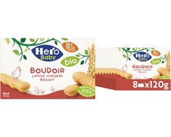 Hero Baby Lange Vingers - Babymaaltijd - Babykoekjes - Bio - 8 x 120g