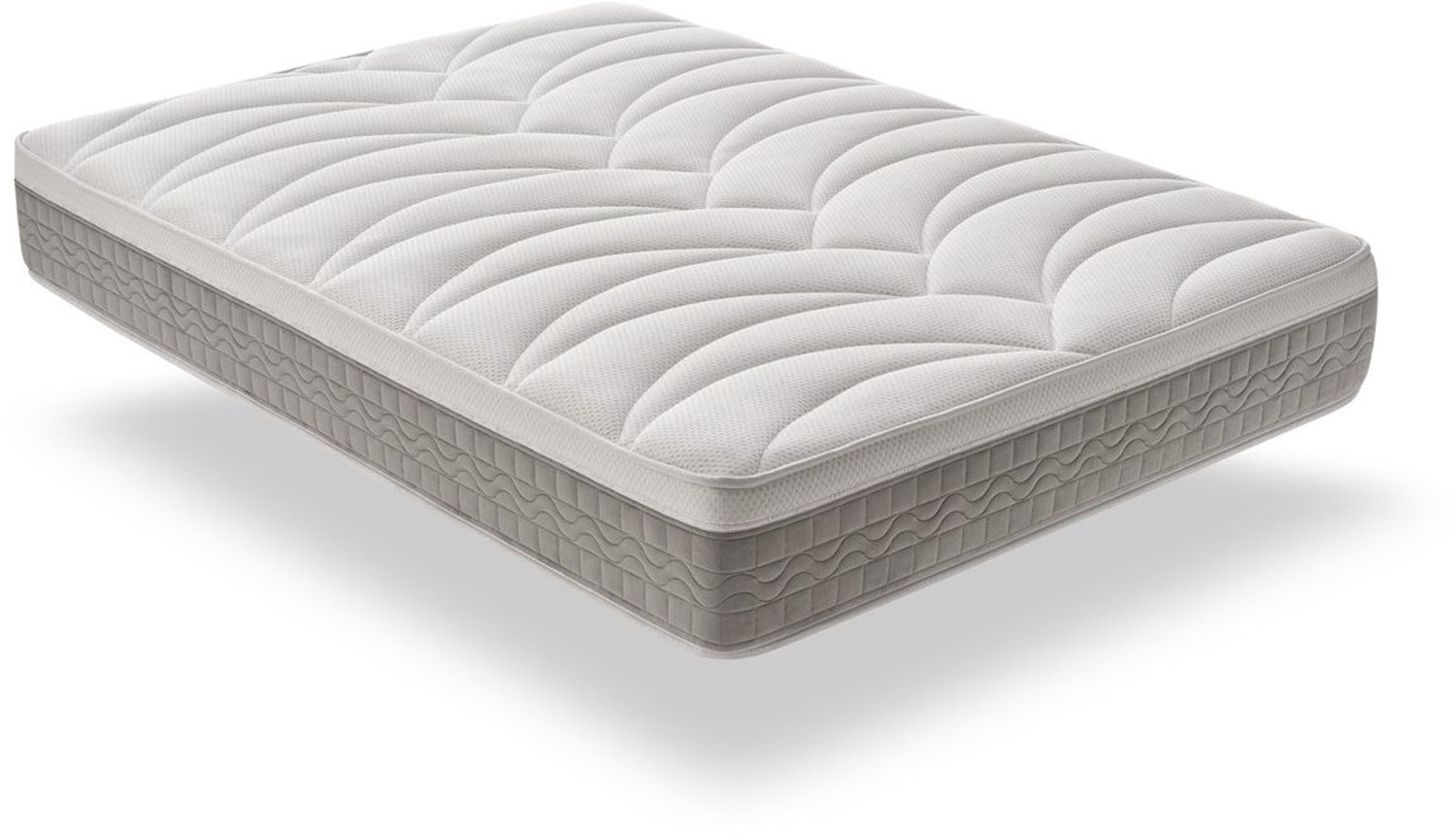 Matris Visco Silver Lux-matras 80X190 Hoogte 25cm +/-2 MATRIS Wit