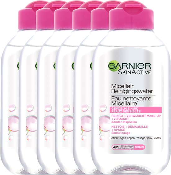 Garnier SkinActive Micellair Reinigingswater voor de Gevoelige Huid – Milde Gezichtsreiniging – Zachte Make-Up Remover