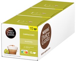 Nescafé Dolce Gusto capsules Cappuccino - 90 koffiecups voor 45 koppen koffie