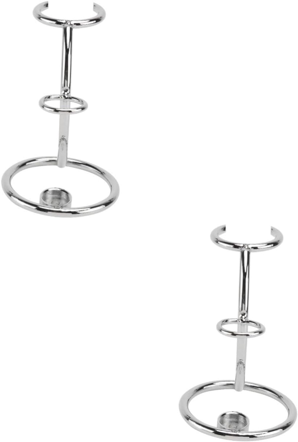 2stuks Scheergereedschap Rek Verstelbare Borstelhouder Voor Scheerkwasten Scheermessen Duurzaam Metalen Design Opgeruimde Badkamer Creatieve Stabiele Oplossing