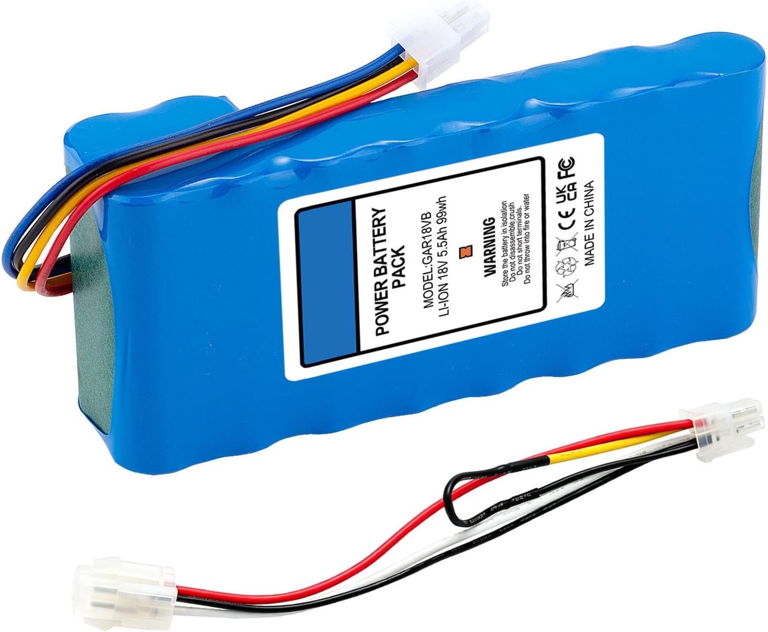 18 V 5500 mAh Li-ion robotmaaier vervangende accu voor Husqvarna Automower 320 330X 420 430 430X 440 450X 520 550 grasrobot, vervanging voor 580 68 33-01 580 68 33-02 accu