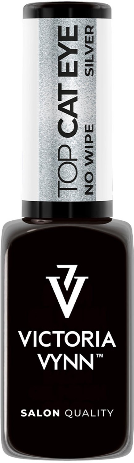 Victoria Vynn - Top Silver Cat Eye No Wipe top coat - cat eye topcoat - nagels - nagelverzorging - nagelstyliste - manicure - gellak - acryl - gel - biab - polygel - callance