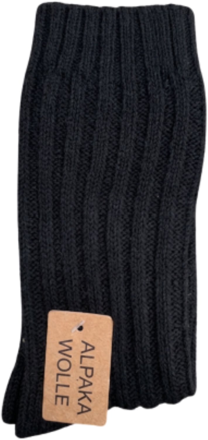 green-goose® Alpaca Damessokken - 1 Paar - Maat 39-42 - Zwart - 95% Alpaca Wol - Heerlijk Zacht - Uitstekende Kwaliteit - Lekker Warm en Rekbaar
