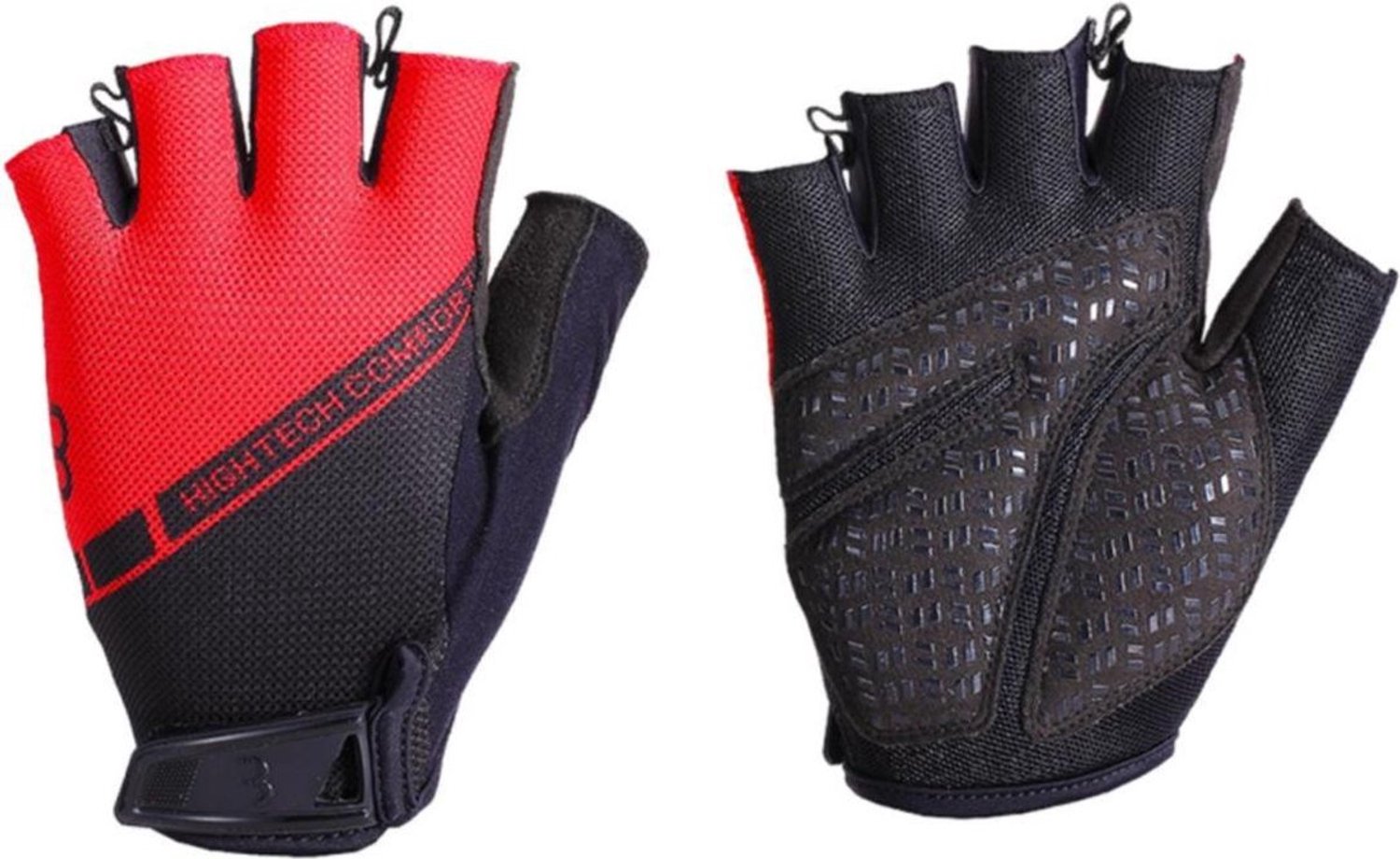 BBB- Handschoenen - Koers - High comfort - Zwart / rood - Small