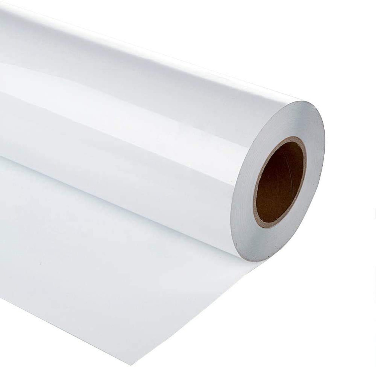 Warmteoverdracht Vinyl bundel 30cmx 300cm Voet Rollen, HTV voor Silhouet Cameo Gemakkelijk te knippen & Onkruid, DIY Warmtepers Ontwerp voor T-shirt, kleding, hoeden en ander textiel (wit)