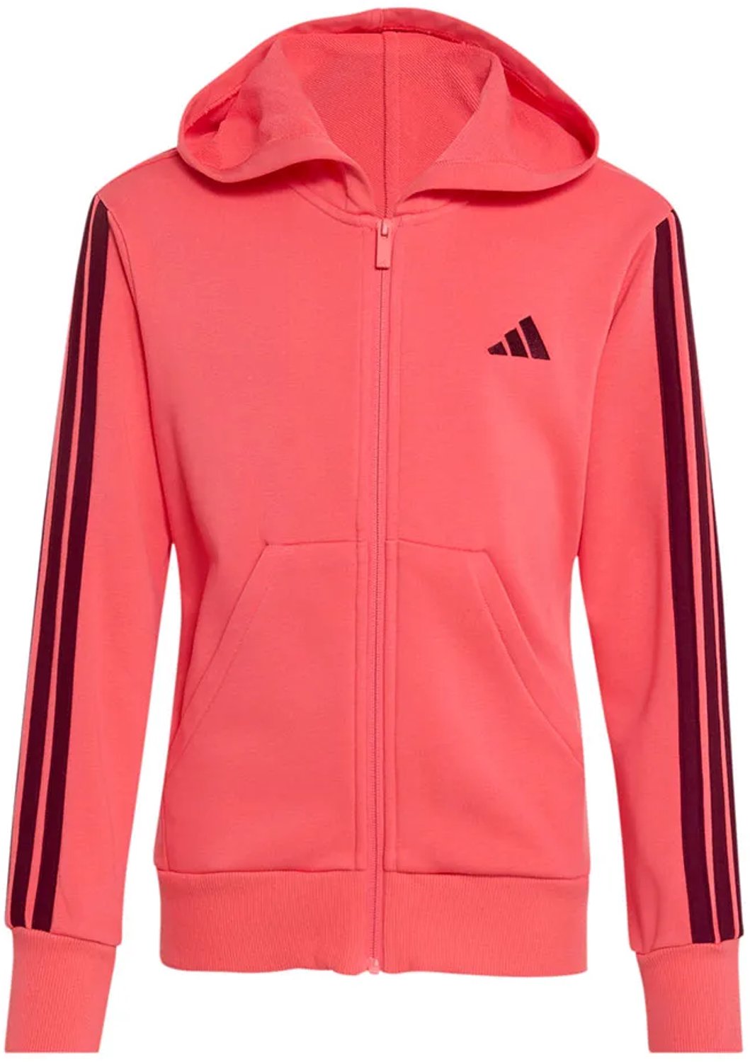 Adidas Essentials Sweatshirt Met Rits 11-12 Years Meisje Pure Turbo / Carbon