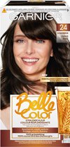 Garnier Belle Color 24 - Donkerbruin - Permanente Haarkleuring - Dekt Grijze Haren 100% - Natuurlijk Resultaat