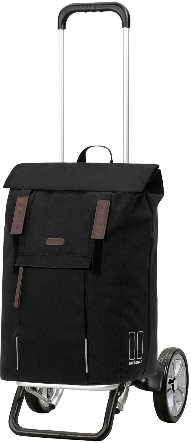 Andersen Shopper Alu Star Shopper Basil City Winkelwagen 57 cm - 45 L - schwarz