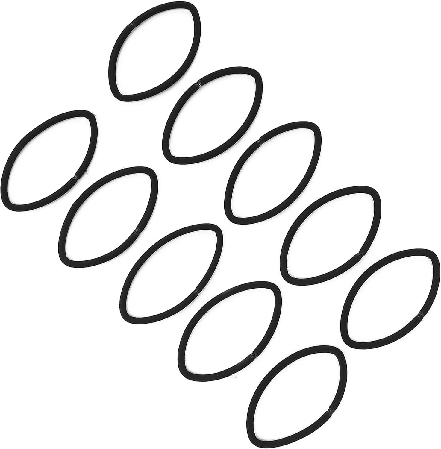 10 Stuks Gevlochten Elastische Haarbanden, Vrouwen Meisjes (puur