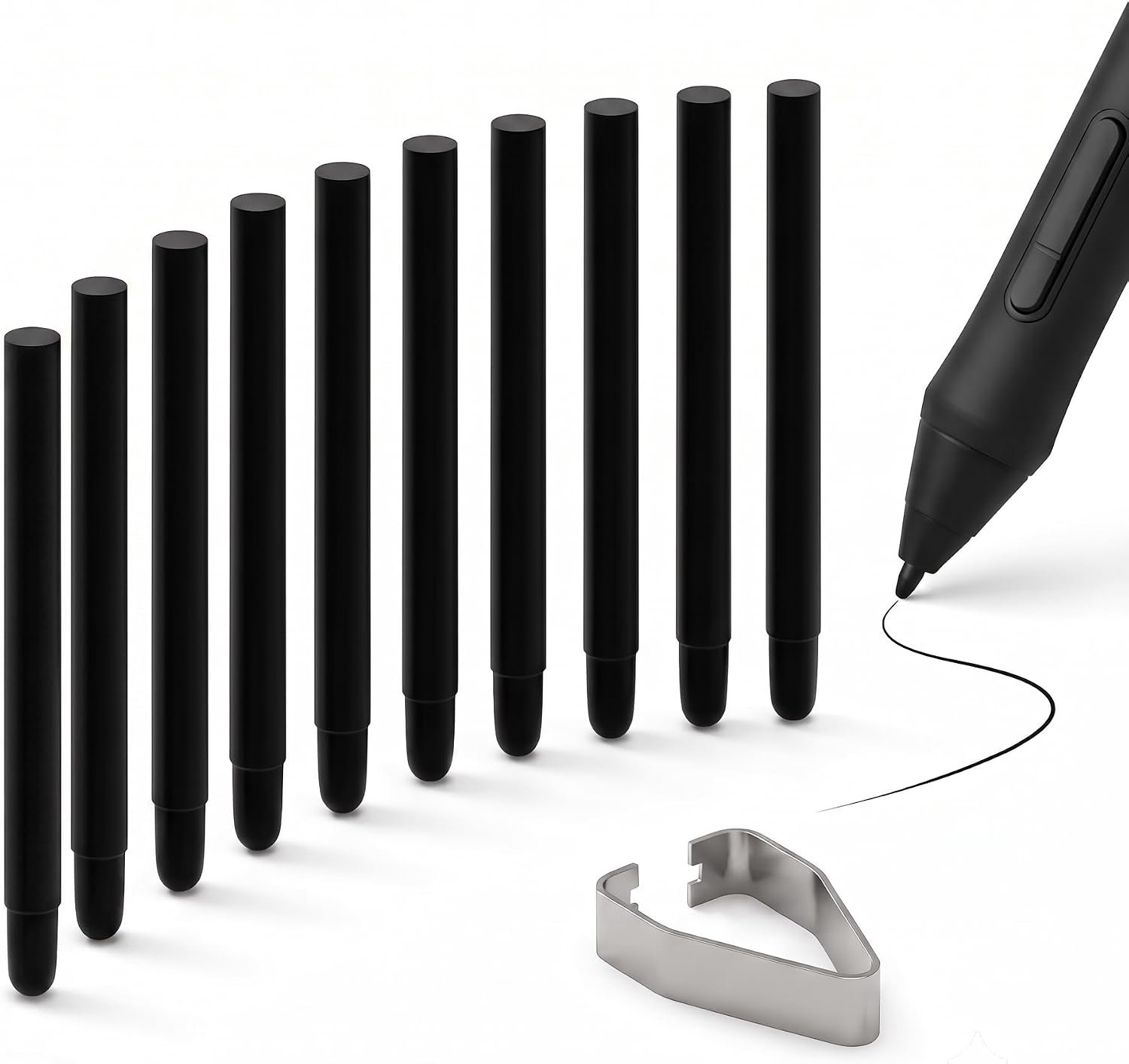 Punten voor Bamboo Intuos, 10 stuks met verwijderingsclip