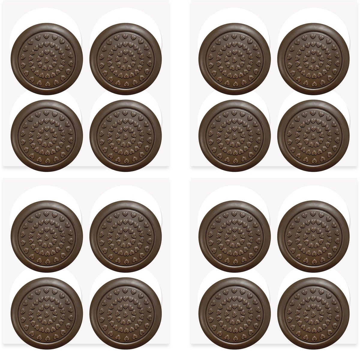 Elzusha - Set van 16 Antislip Rubber Voetjes voor Meubels en Keuken