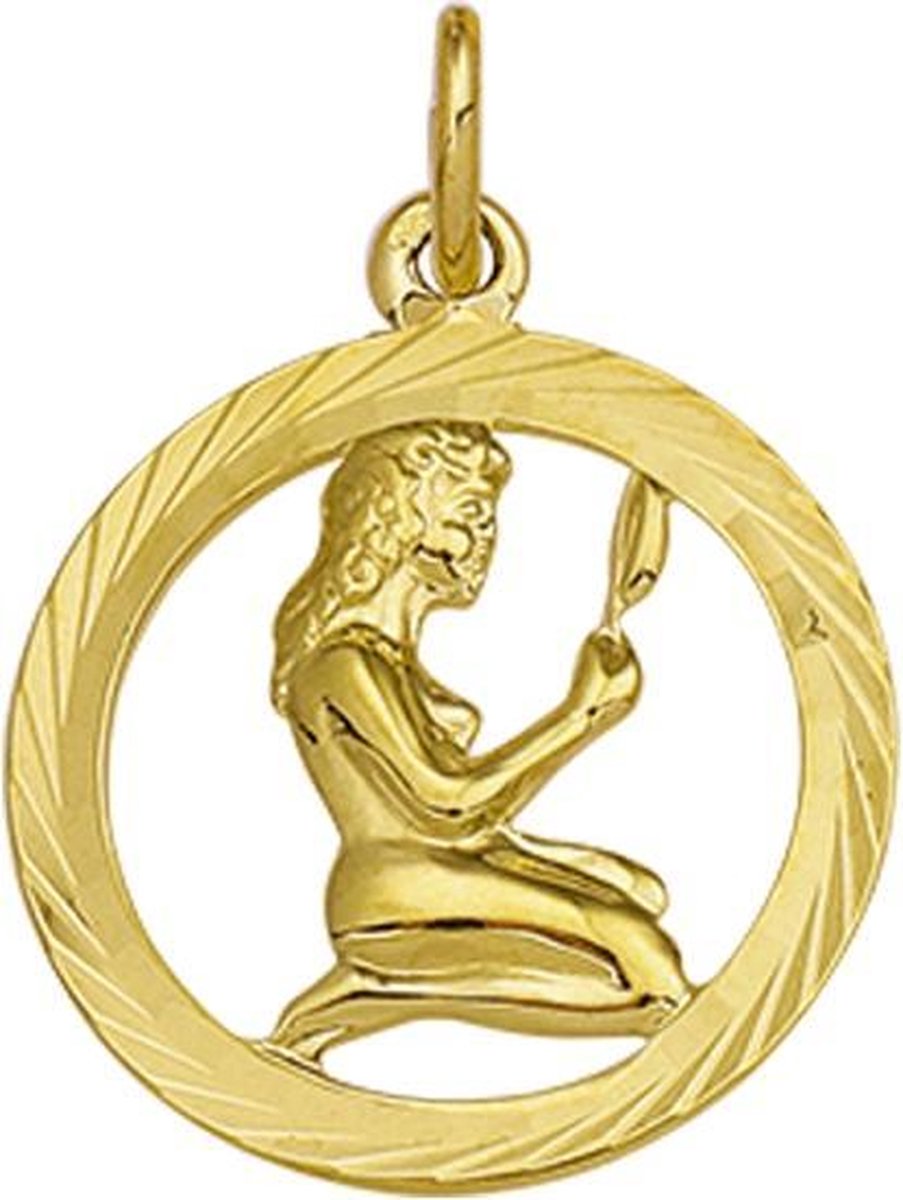 Sparkle14 Hanger Sterrenbeeld Maagd Gediamanteerd - Goud