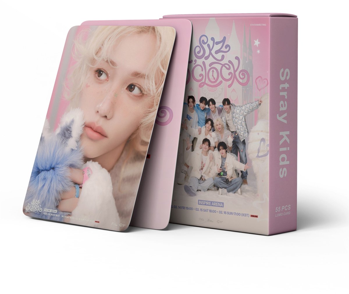 KPOP 55pcs/box Stray Kids SKZ O'Clock 5th Fanmeeting Photocard [Fotokaarten]
