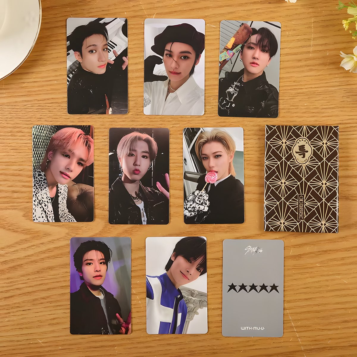 KPOP Stray Kids 5-STAR The 3rd Album Photocard variant M With-Mu-U [Fotokaarten]