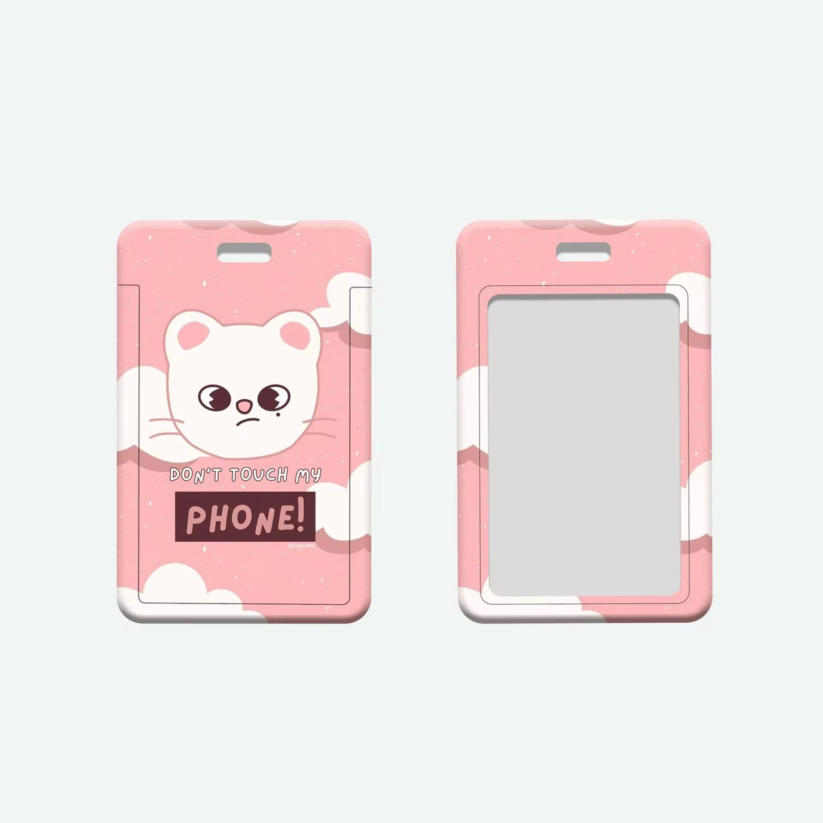 KPOP Stray Kids SKZ Bus Card Holder Pink Cat [Sleutelhanger]