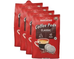 Barissimo Classic - Multipack - 160 (4x40) Koffiepads Compatibel met Senseo