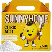 Citroenzuur Poeder 2,5 kg – Ontkalker voor Wasmachine, Koffiemachine, Waterkoker & meer – Allesreiniger – Citric Acid