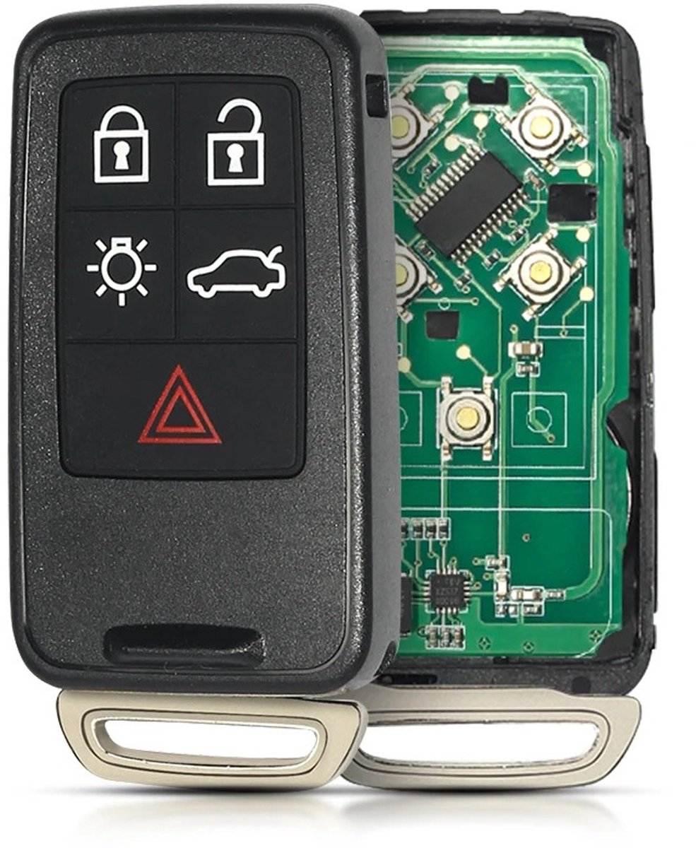 XEOD 5 knops autosleutel - Complete sleutel - Met electronica - Geschikt voor Volvo - KR55WK49264 - 433MHZ -1 stuks