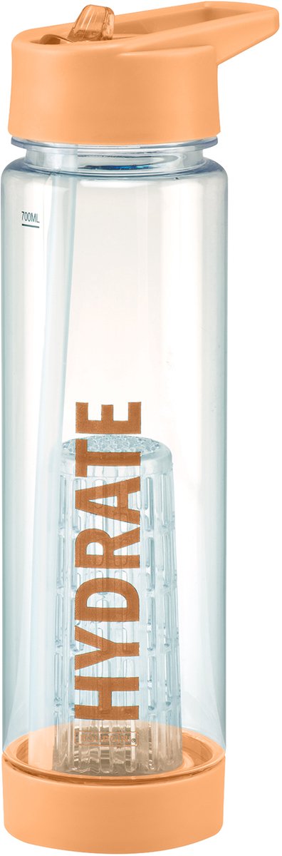 Drinkfles - Waterfles Hydrate 700ml – Perzik