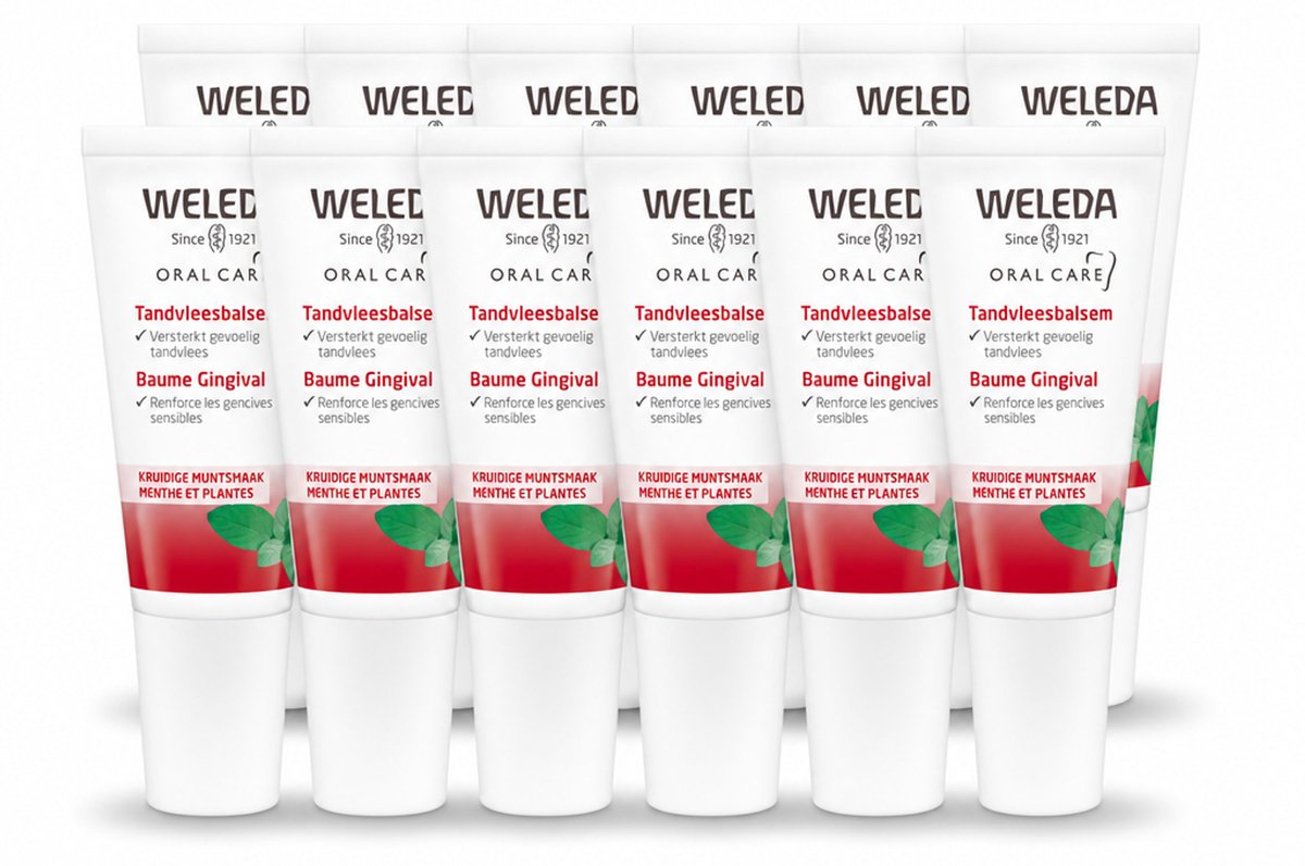 12 x WELEDA - Tandvleesbalsem - 30 ml - Voordeelverpakking - 12 stuks