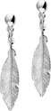 foto van Glams Oorhangers Veer - Zilver