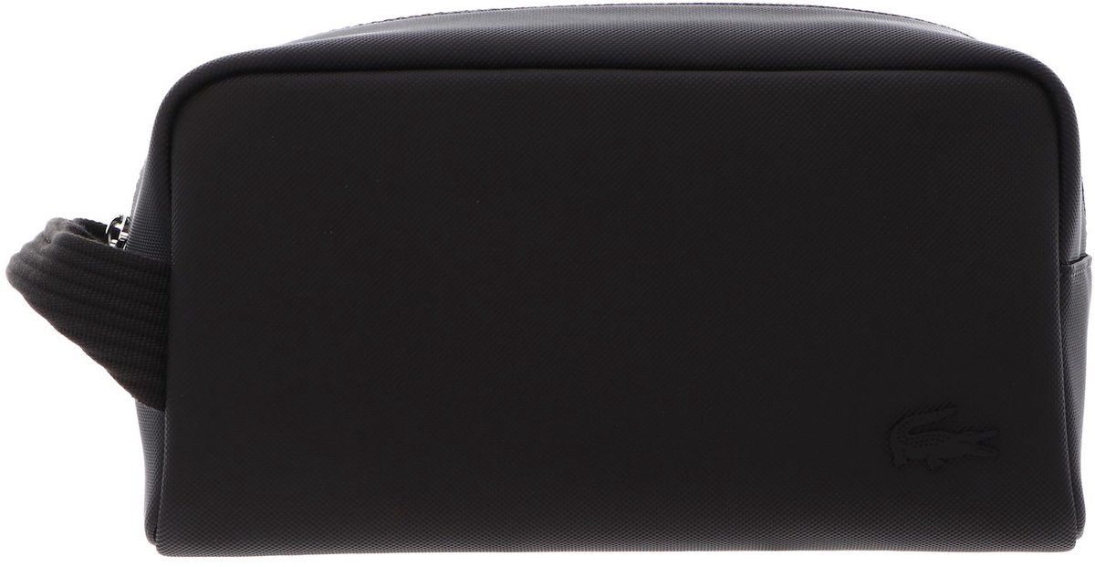LACOSTE toilettas Men's Classic Toilet Kit Buffle donkerbruin