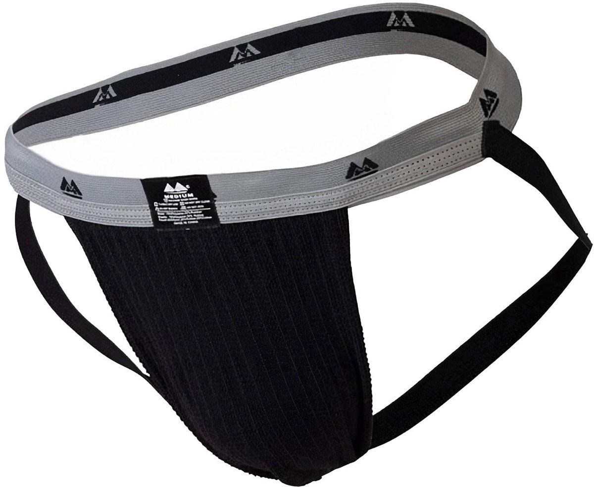 Elzusha - Jockstrap Heren - Ondersteuning - Zwart/Grijs - M