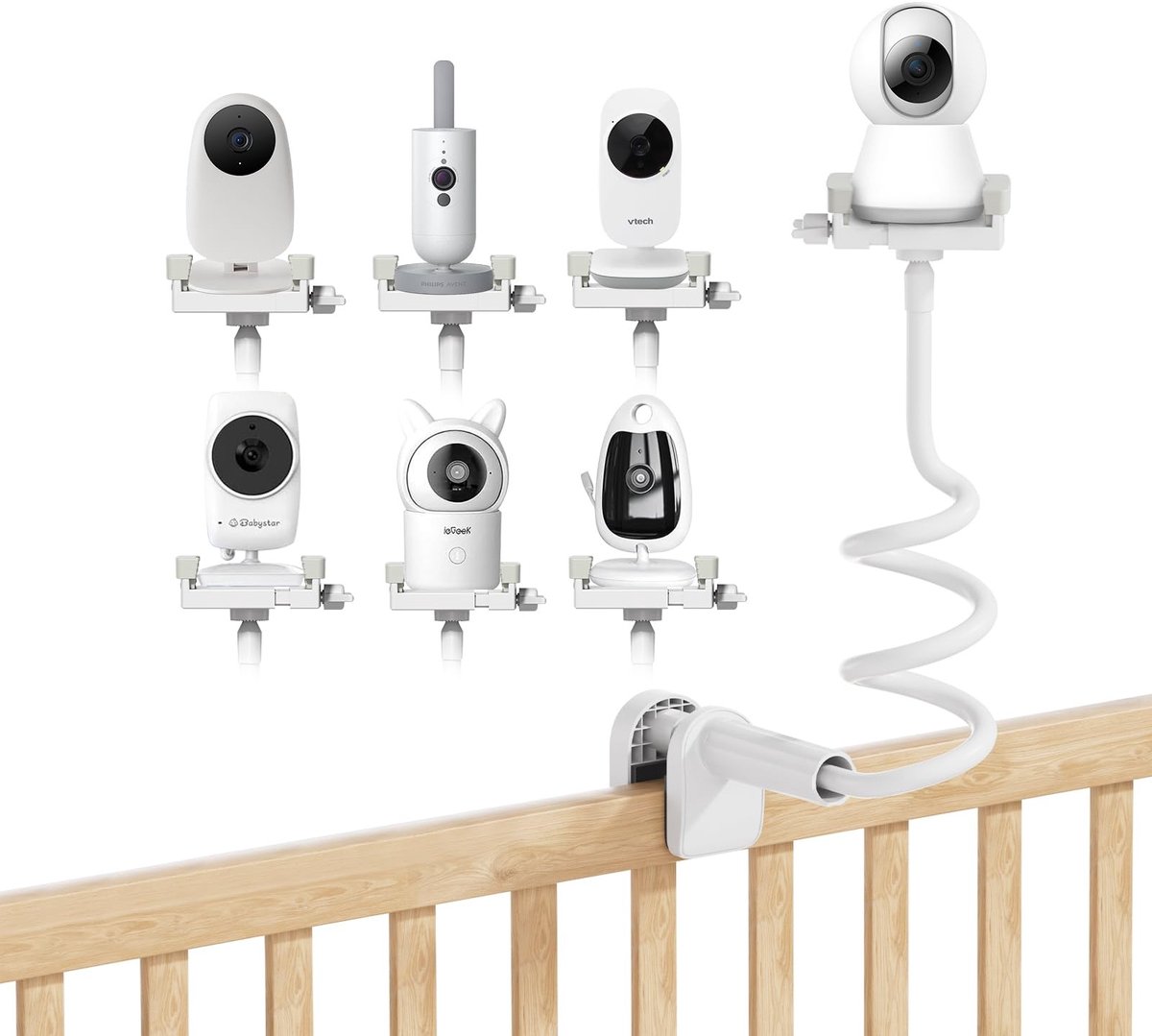 Elzusha - Flexibele Universele Baby Monitor Houder