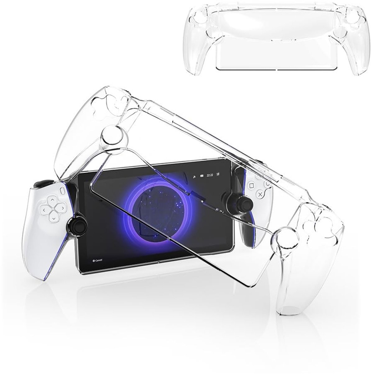 Elzusha - Beschermcase voor PlayStation Portal - Hard PC Transparant