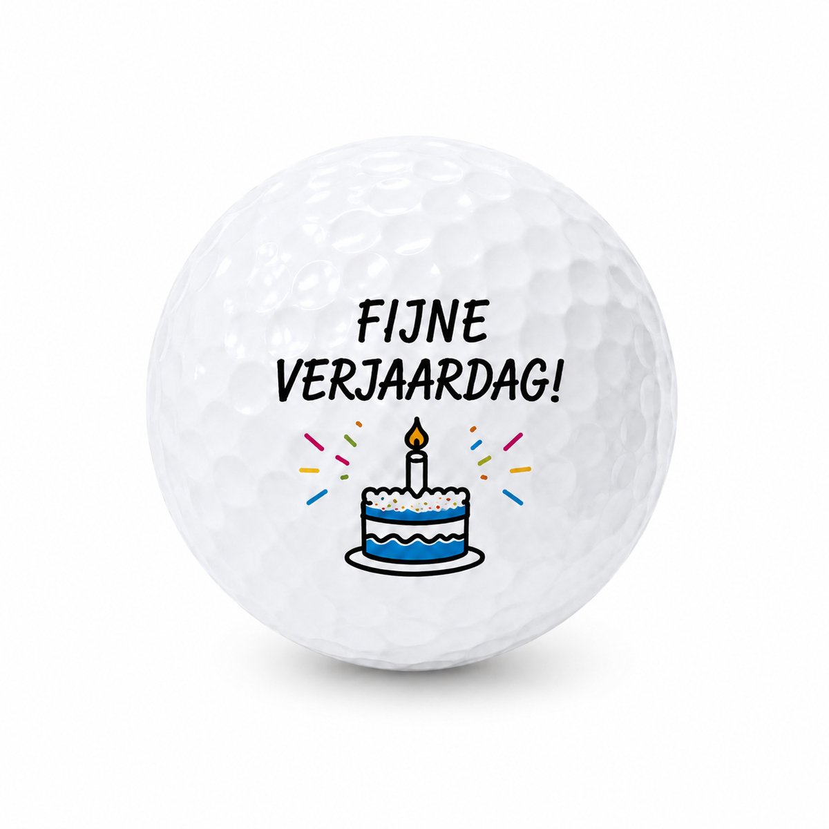 Wilson Golfballen Fijne Verjaardag - Verjaardag Golf Cadeau - 2 stuks