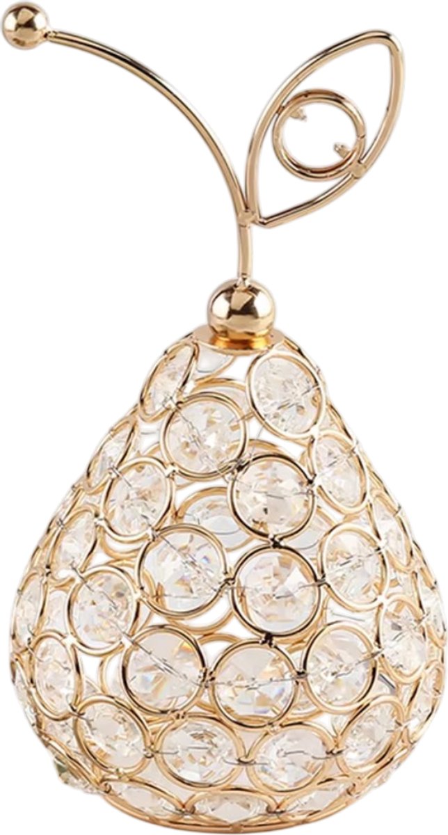 Creatieve Kristallen Ornamenten – Decoratieve Kristalfiguren voor Woonkamer, Slaapkamer & Kantoor, Esthetische Tafeldecoratie, Fotografie-Rekwisieten, Interieurdecoratie & Bijzonder Cadeau - Peer