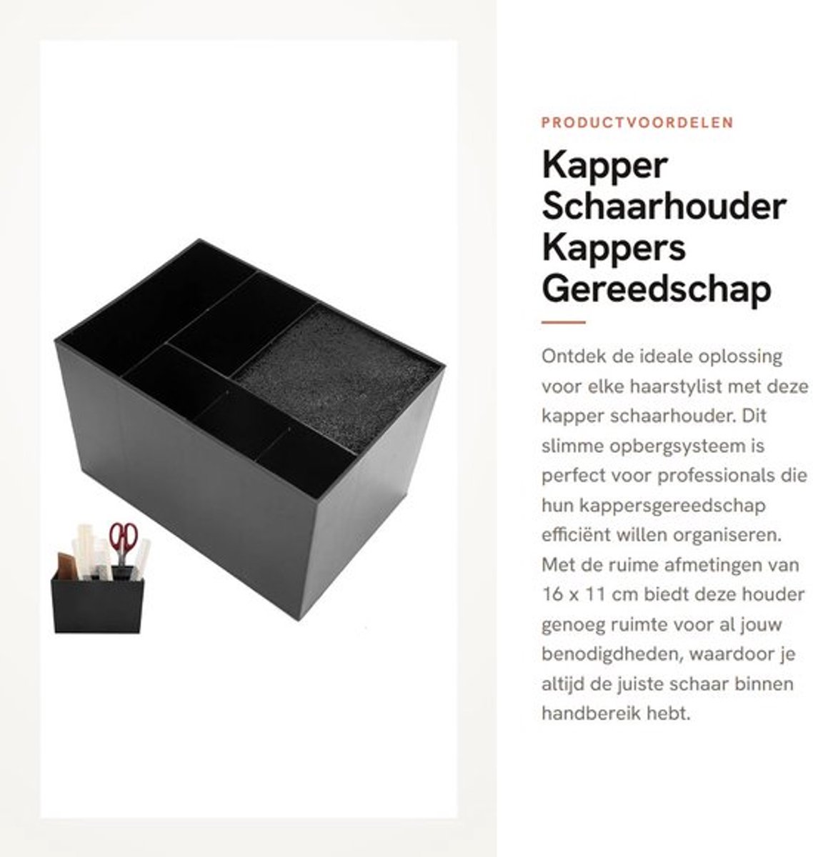 Dailygoody - Kapper Schaarhouder - Kappers Gereedschap - Grote